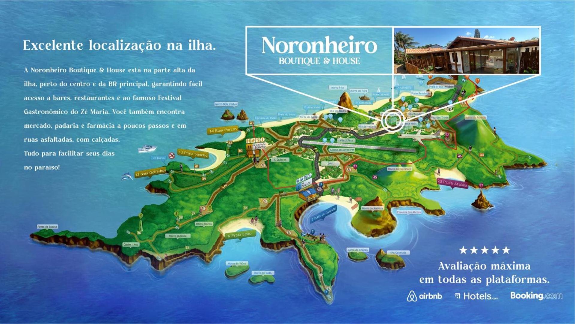 Апарт готель Casa Noronheiro Фернанду-де-Нороння Екстер'єр фото